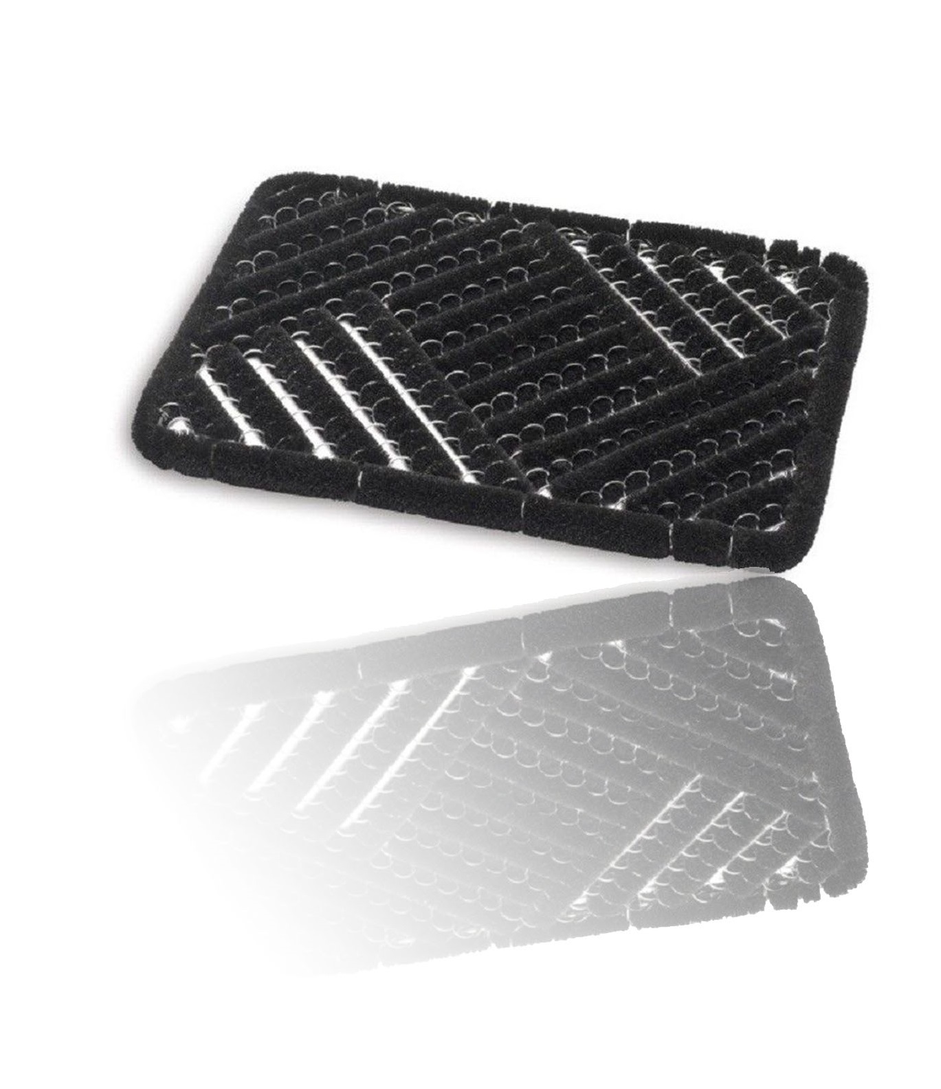 Grimebuster Natural Coir Doormat Black