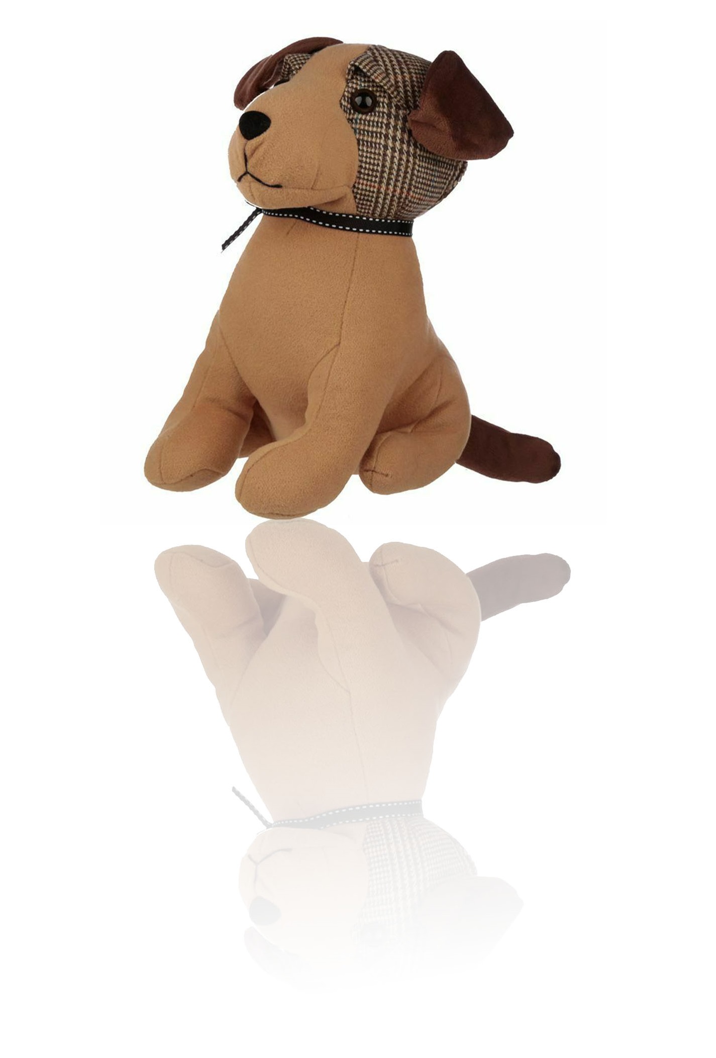 Cute Interior Tweed Dog Door Stopper