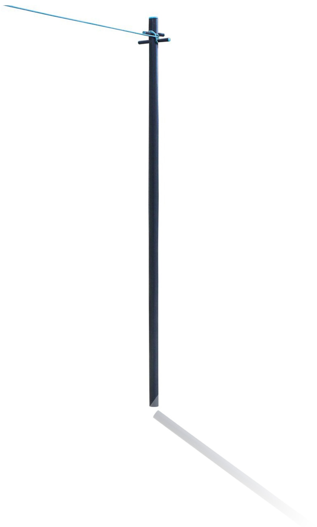 2.4 M Galvanised Clothes Post Airer 30M